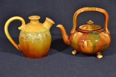 Australian Pottery - Teapot and Decanter