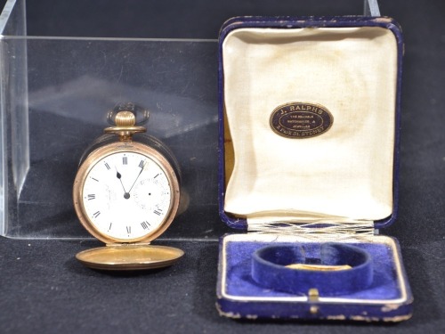 Antique Clock - Pocket watch with case