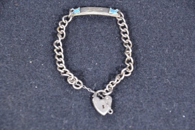 Jewellery - Sterling Silver Baptismal bracelet