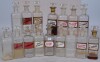 Box Lot - Square apothecary bottles