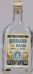 Rum - 5oz Flask, Beenleigh Rum Bottled by Tooth & Co. Limited