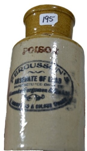 Poison - Fergusson's Arsenate of Lead