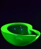 Uranium Glass - Murano Glass - Ashtray - 2