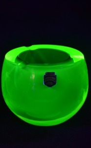 Uranium Glass - Murano Glass -Ashtray