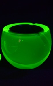 Uranium Glass - Murano Glass -Ashtray