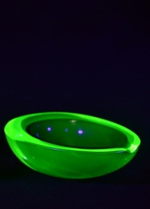 Uranium Glass - Murano Glass -Ashtray