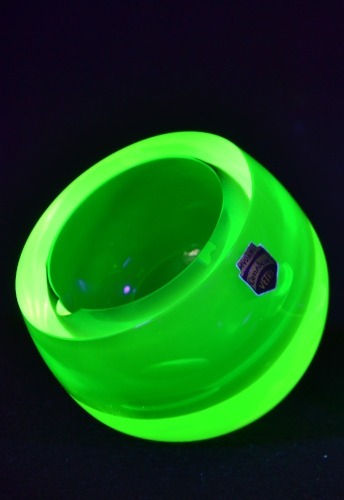 Uranium Glass - Murano Glass -Ashtray