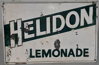 Tin Sign - Helidon Spa Water - W 46cm x H 31cm