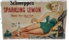 Cardboard Sign - Schweppes Sparling Lemonade W 75cm x H 45cm - 2