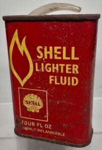 Tin - Shell - Lighter Fluid