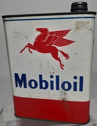 Tin - Castrol - Mobil Oil - 2L - French