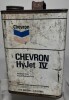 Tin - Chevron - HyJet iv Aircraft Hydraulic Fluid - 1 US Gallon