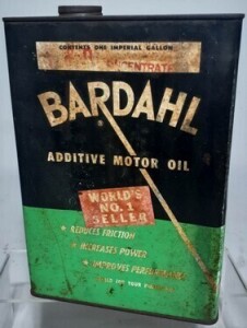 Tin - Bardahl Additive Motor Oil - Adelaide - 1 Gallon