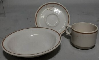 Badge China - Duo & Bowl - Golden Fleece