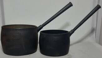 Cast Iron - Pots - 12 Pints & 2.5 Gallon Kenrick no lids