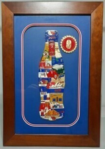 Coca Cola Sydney 2000 Olympics commemorative "Pin of the day" A complete set. Framed