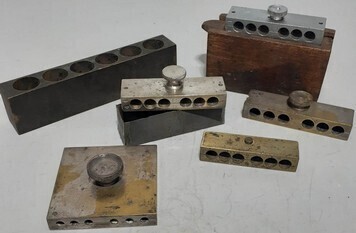 Moulds for pills and suppositories