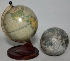 Toys - Chad Valley World Globe & Moon Globe