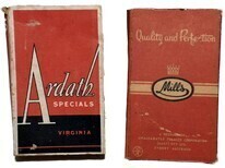 Empty cigarette packets - Mills & Ardath Australia