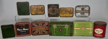 Tobacco Tins x11