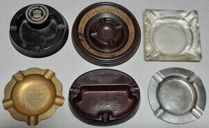 Advertising Ashtrays x6 - Queensland various