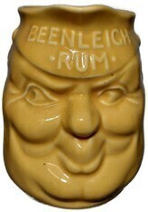 Face Jug - Yellow - Beenleigh Rum Bosun Bill - Elischer Australia