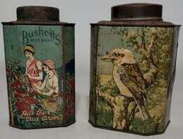 Tins - x2 - Bushells Blue Label