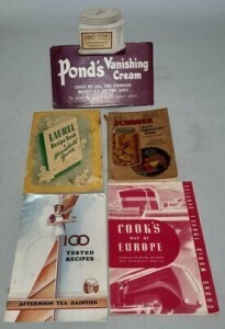 Advertising - Advertising Cookbooks & Ponds countertop display