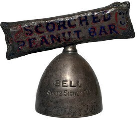 Advertisng - White Signet Ltd - Scorched Peanut Bar - Counter Bell