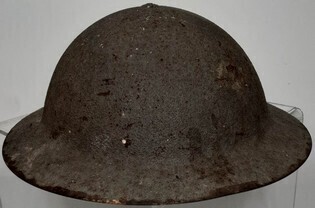 Militaria - Helmet - Raw Edge Australian MK3 42 WW2