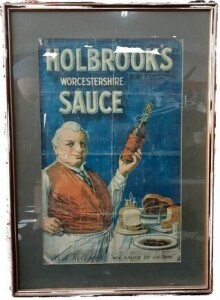 Advertising - Framed Advertisement -Holbrooks Sauce