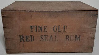 Advertising Crate - Red Seal Rum Brisbane