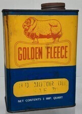 Tin - Golden Fleece - 1 imp Quart - SAE 30