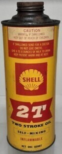 Tin - Shell - Net One Quart - Two Stroke Oil