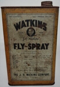 Tin - Watkins Fly Spray - The J.R. Watkins Company