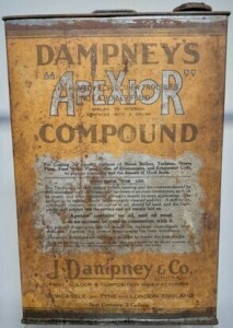 Tin - Dampney's 'Apexior' Compound Manufactured in Australia