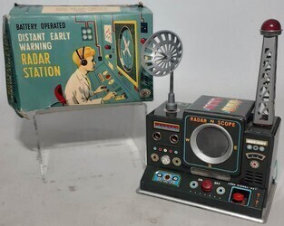 Toys - Radar Station -Tin/Battery operated - Modern Toys Japan