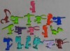 Toys - Group lot Cereal Toys x18 Animals with tools