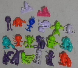 Toys - Group lot Cereal Toys x20 Underwater creatures