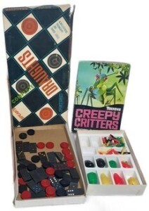 Toys - Games x2 - Creepy Critters & Draughts.