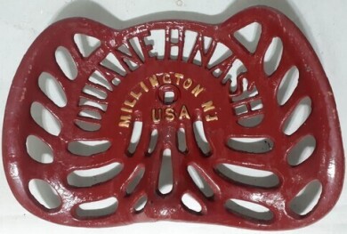 Tractor Seat - Duane. H. Nash, Millington, NJ, USA