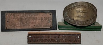 Group Lot - Plaques - Brisbane