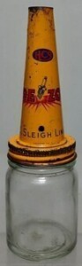 Oil Bottle - H.C. Sleigh - Fire Zone - Small Size with Tin Top