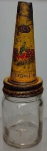 Oil Bottle - H.C. Sleigh - Fire Zone - Small Size with Tin Top