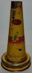 Oil Bottle Top - H.C. Sleigh - Fire Zone - Tin Top Only