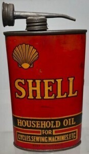 Tin - Shell Household Oil - 8 FL. OZ.