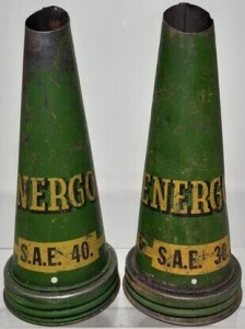 Oil Top x2 - Energol - 30 & 40- Tin Top