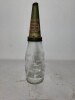 Oil Bottle - 1 Quart, Energol Bottle with Energol Visco Static Tin Top