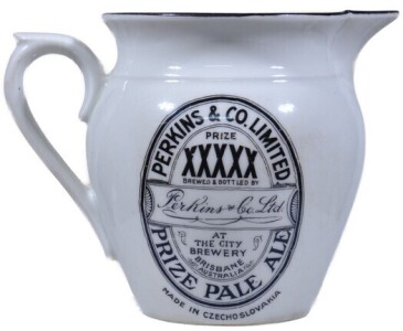 Water Jug - Perkins and Co. Limited XXXXX The City Brewery Brisbane