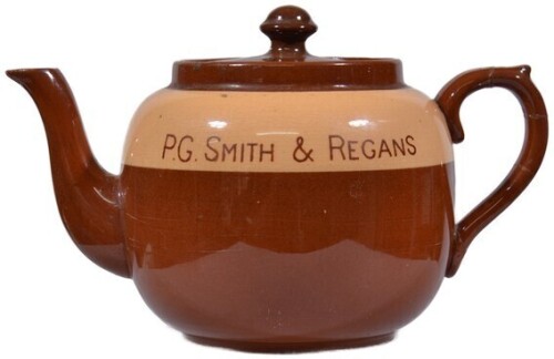 With Compliments - Teapot - P.G. Smith and Regans